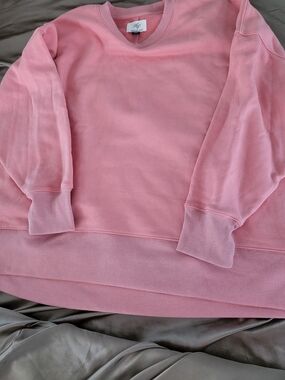 aerie Pink Crewneck Sweatshirt